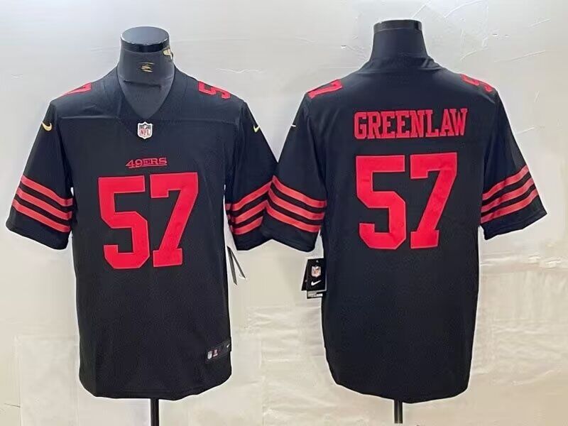 Men San Francisco 49ers #57 Greenlaw black 2024 Nike Limited NFL Jersey->san francisco 49ers->NFL Jersey